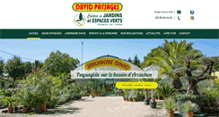 Desktop Screenshot of david-paysages.com